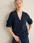 HAVEN Cashmere Shaker Stitch Cardigan