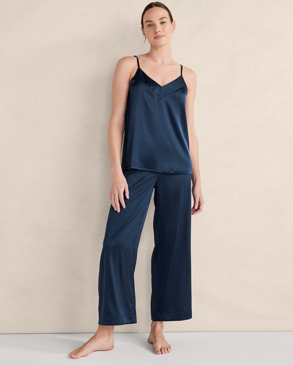 HAVEN Washable Silk Double V Sleep Cami