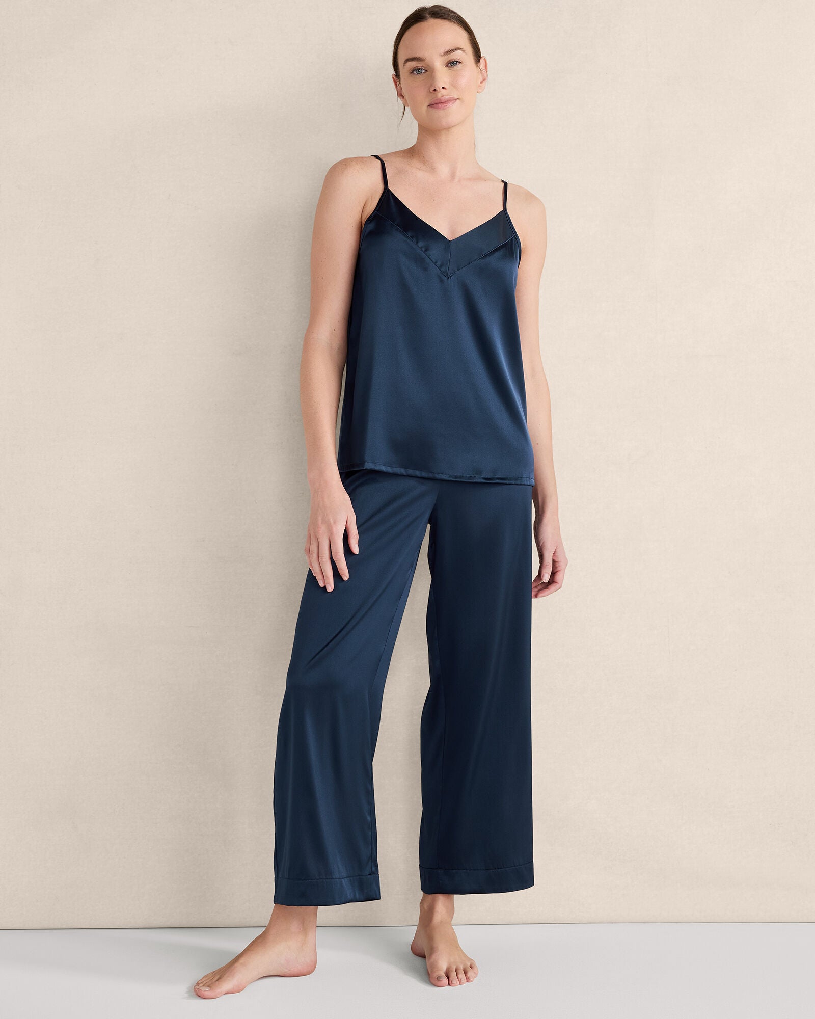 HAVEN Washable Silk Double V Sleep Cami