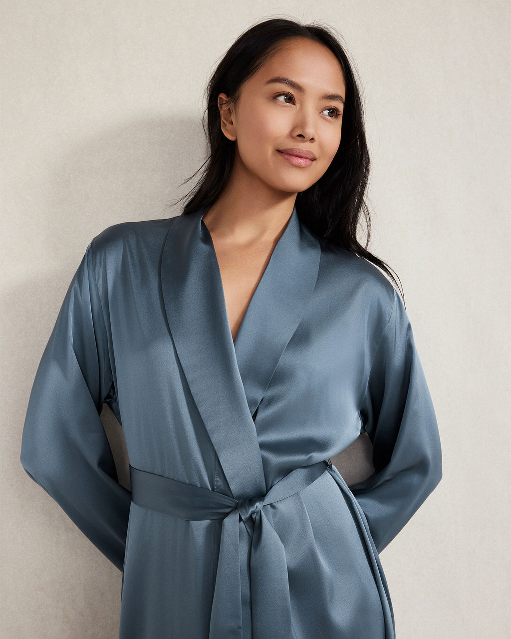 HAVEN Washable Silk Robe