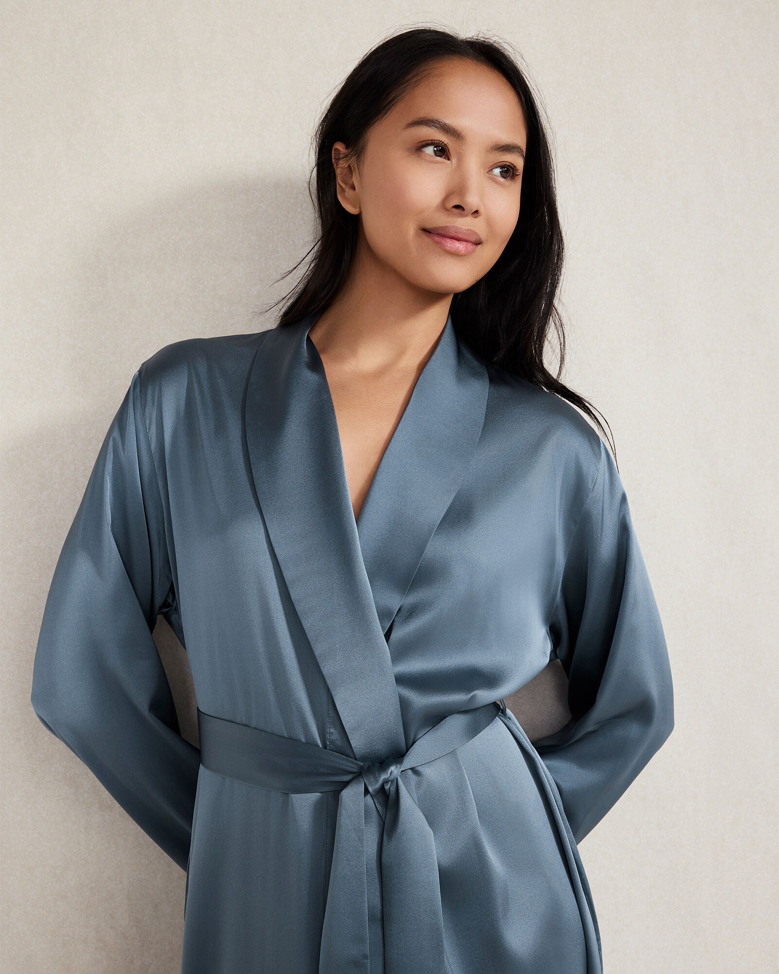 HAVEN Washable Silk Robe