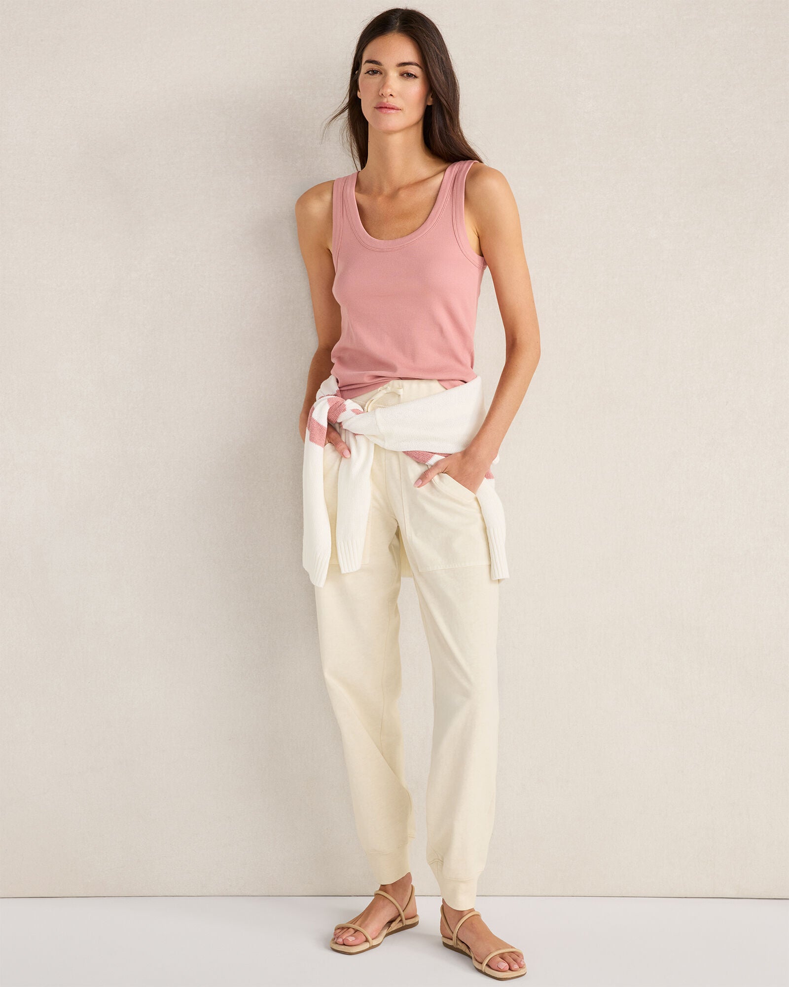HAVEN Organic Cotton Scoop Neck Tank