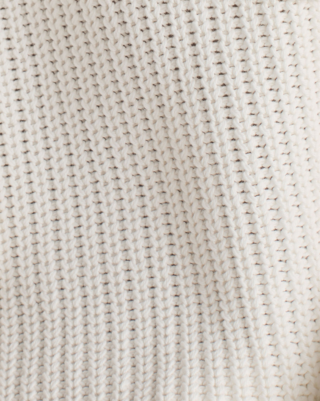 HAVEN Organic Cotton Shaker Stitch Roll Neck Sweater
