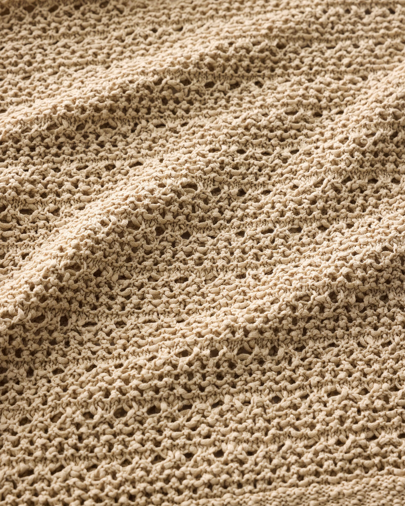 HAVEN Textured Cotton V-Neck Sweater