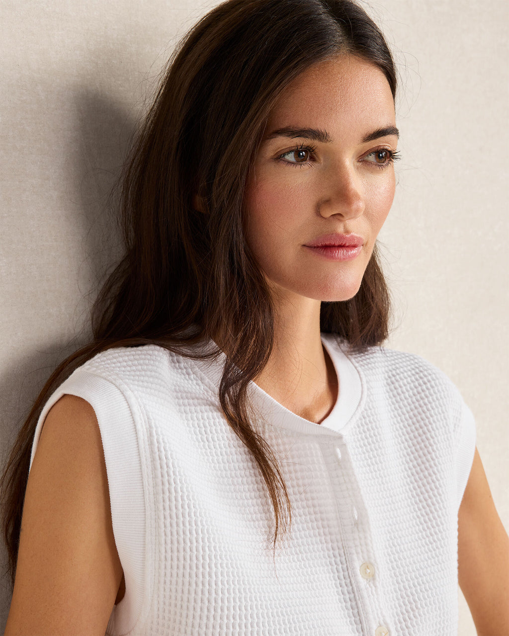 HAVEN Resti Organic Cotton Bold Waffle Henley