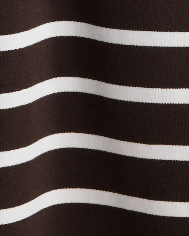 HAVEN Organic Cotton Interlock Striped T-Shirt Dress