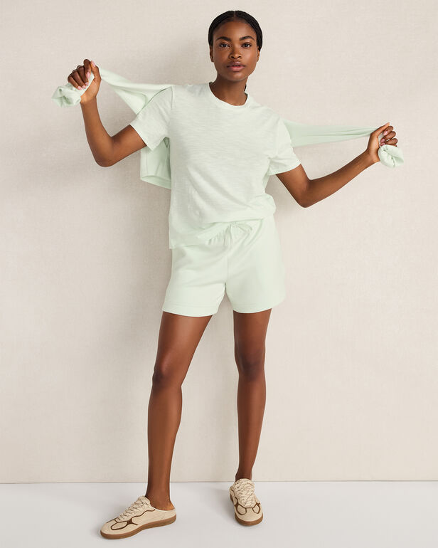 HAVEN Organic Cotton Slub Jersey Short Sleeve Tee