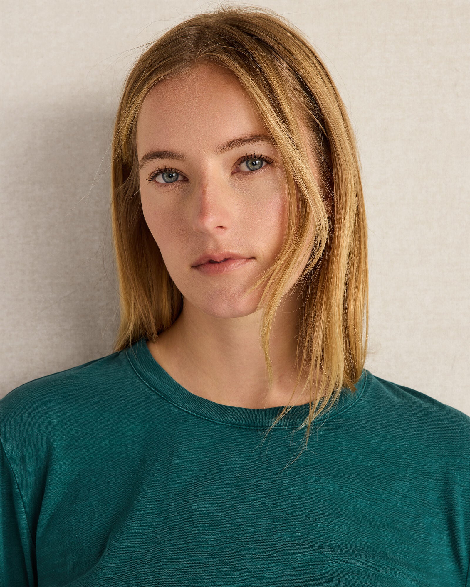 HAVEN Organic Cotton Slub Jersey Long Sleeve Tee