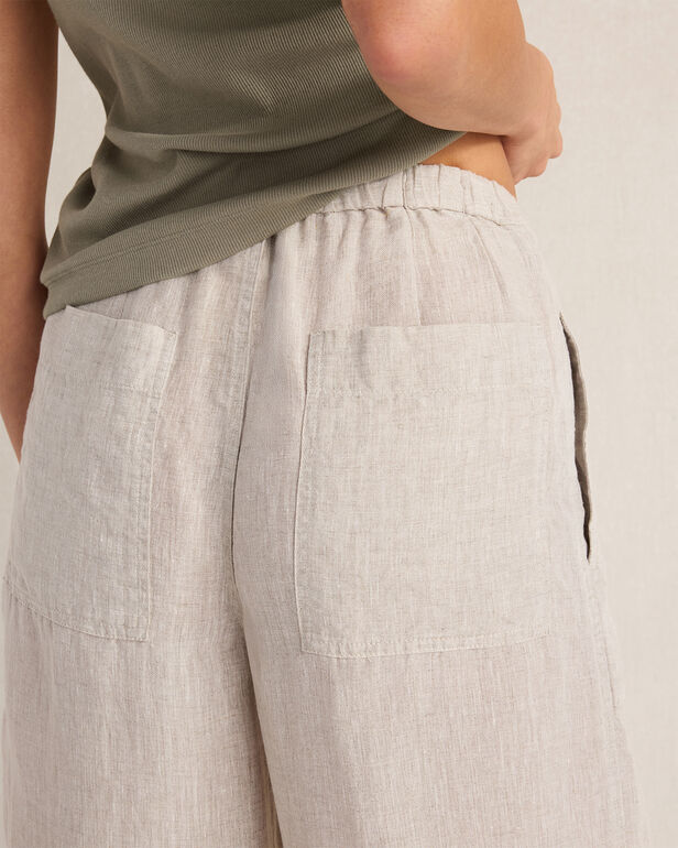 HAVEN Linen Wide Leg Drawstring Pants