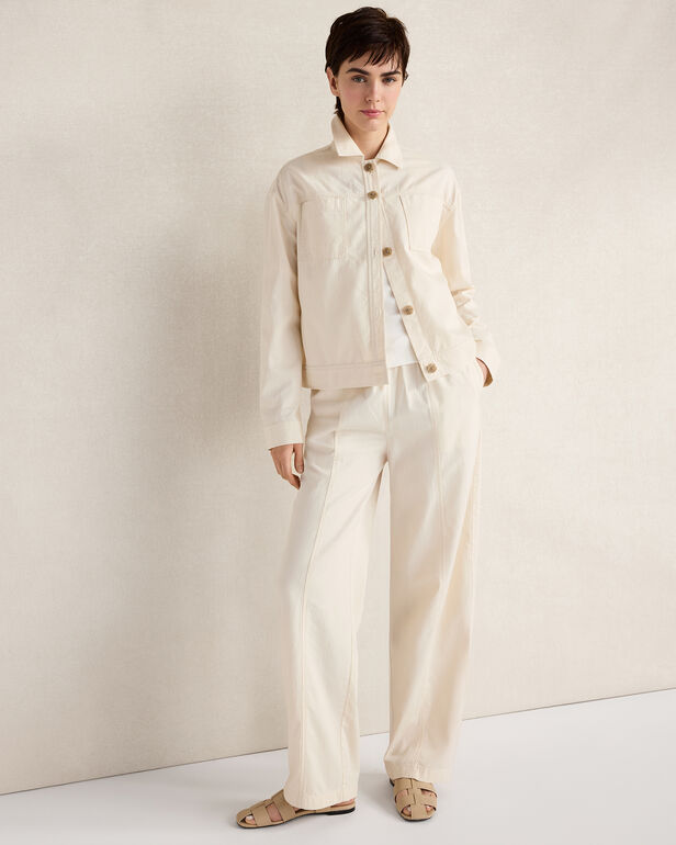 HAVEN Organic Cotton Denim Barrel Leg Pants