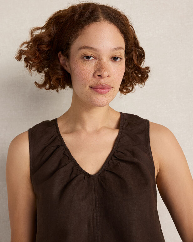 HAVEN Linen U-Neck Tank