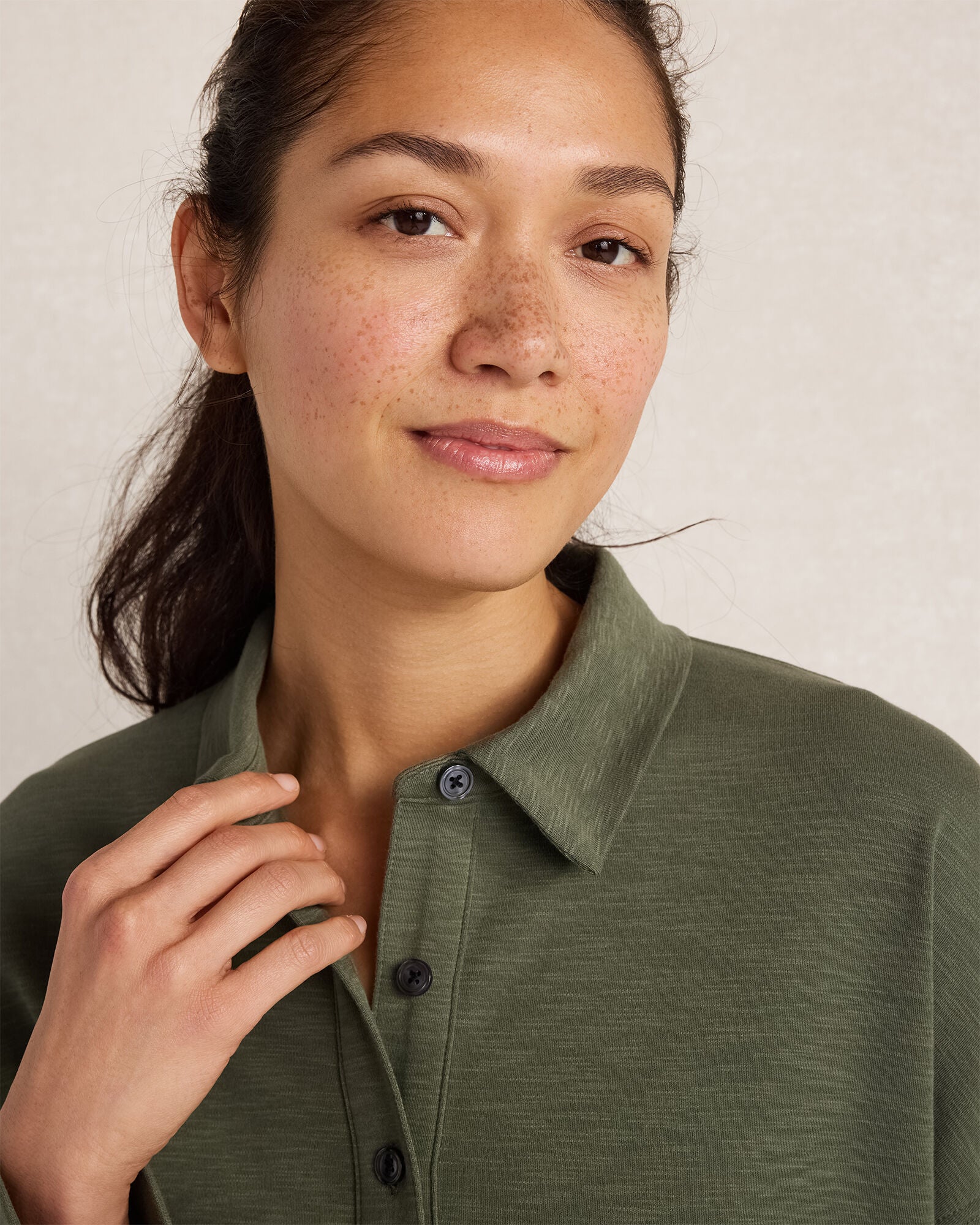 HAVEN Organic Cotton Slub Interlock Polo