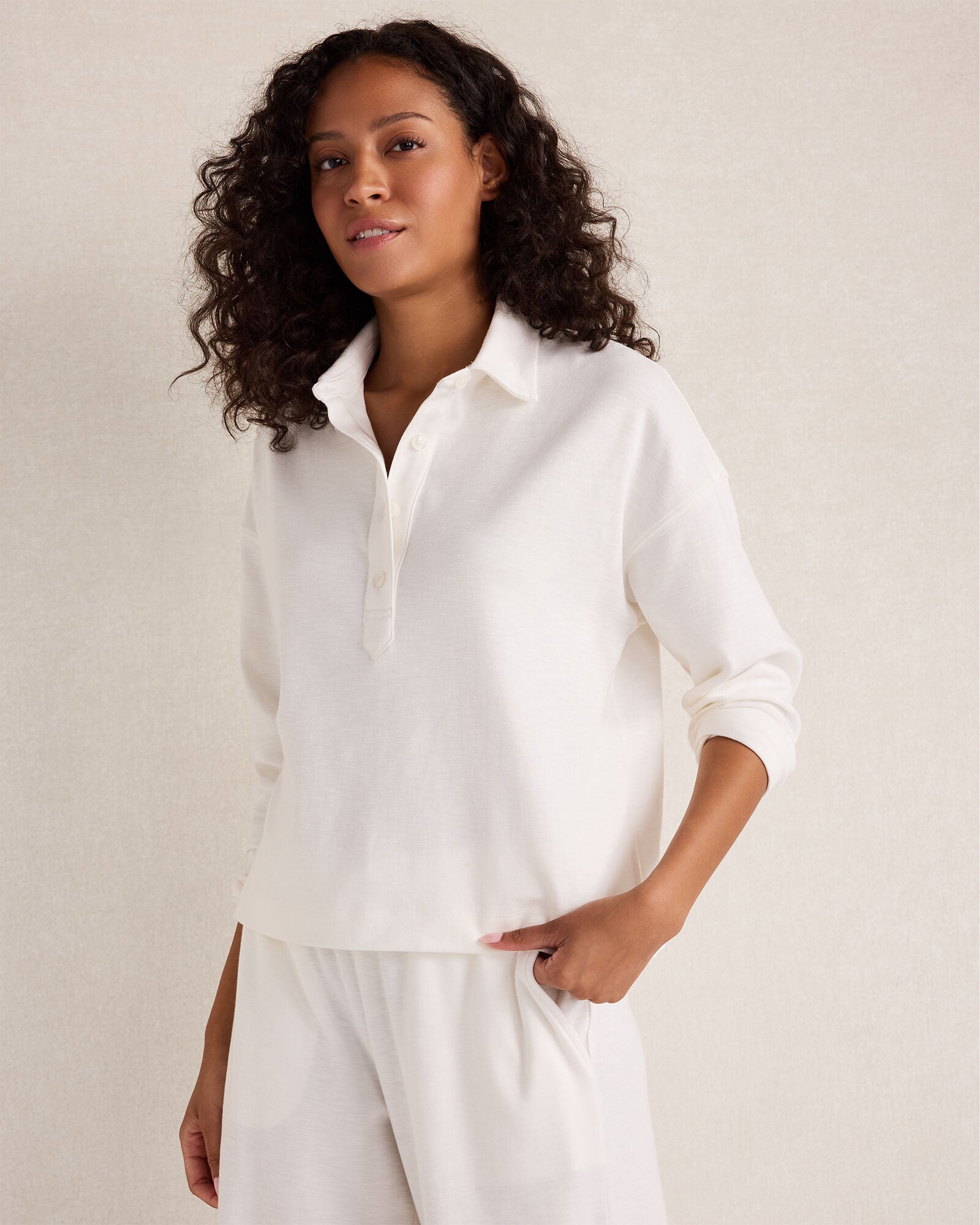 HAVEN Organic Cotton Slub Interlock Polo