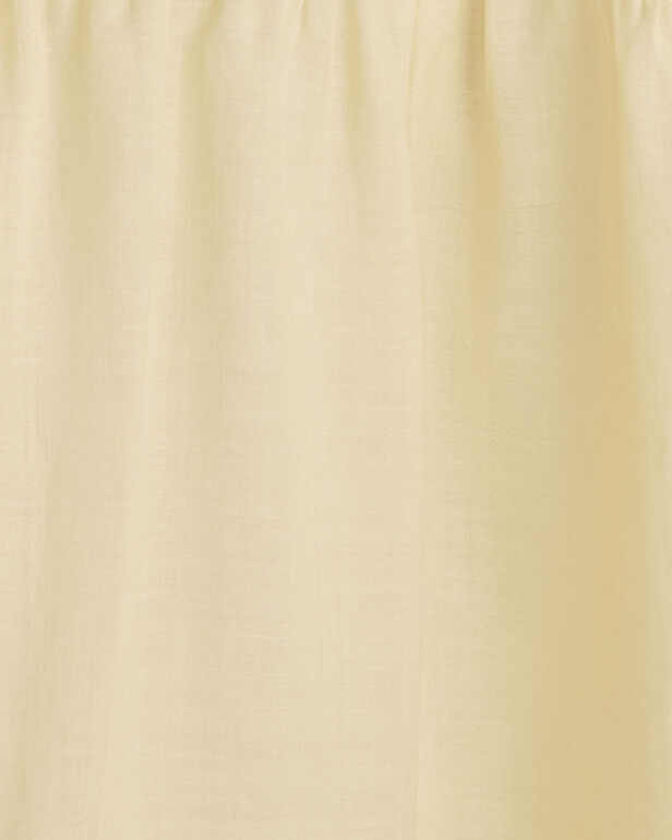 HAVEN Ramie Blend Tiered Maxi Dress