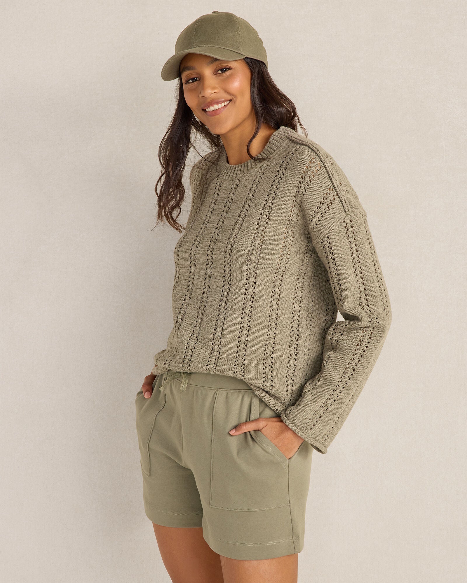 HAVEN Organic Cotton Interlock Shorts
