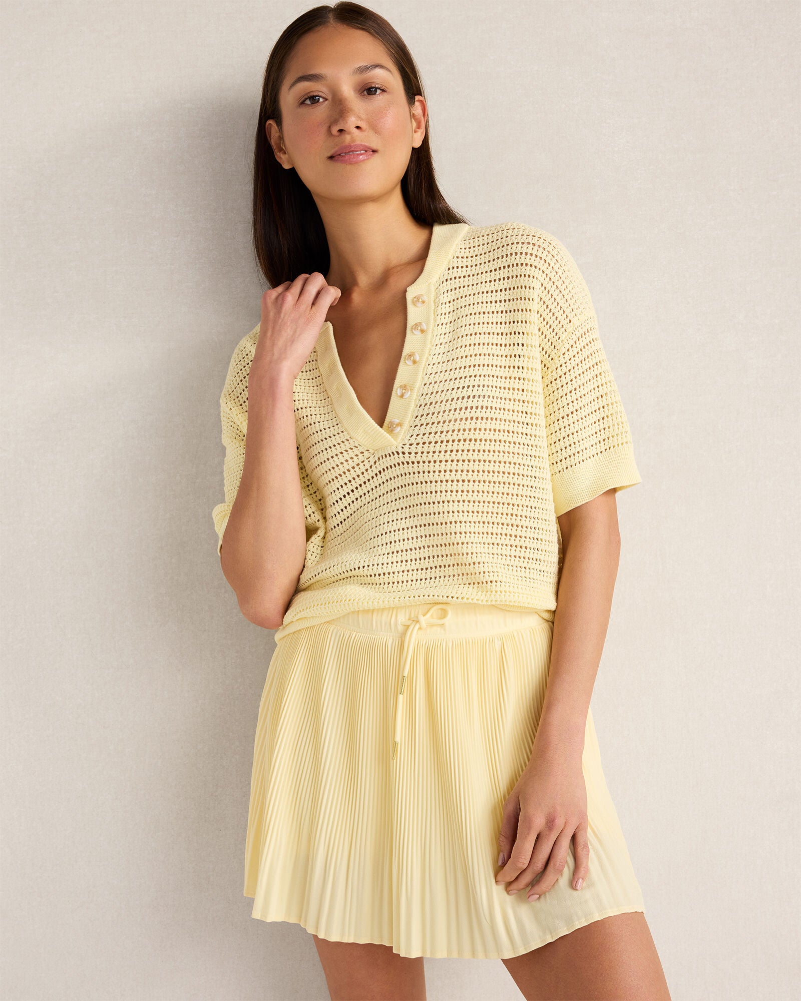 Varley Callie Knit Top