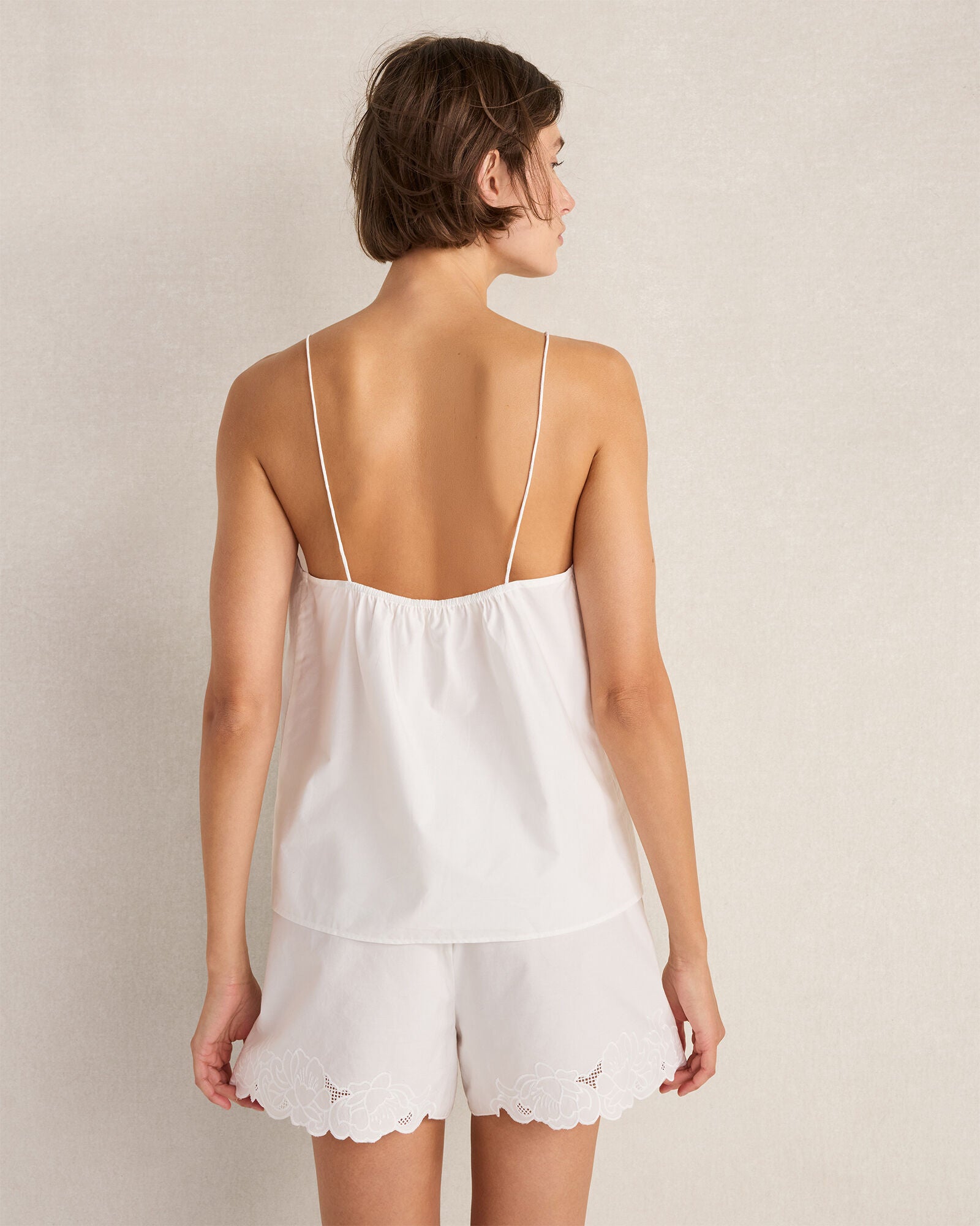 HAVEN Cotton Poplin Embroidered Cami