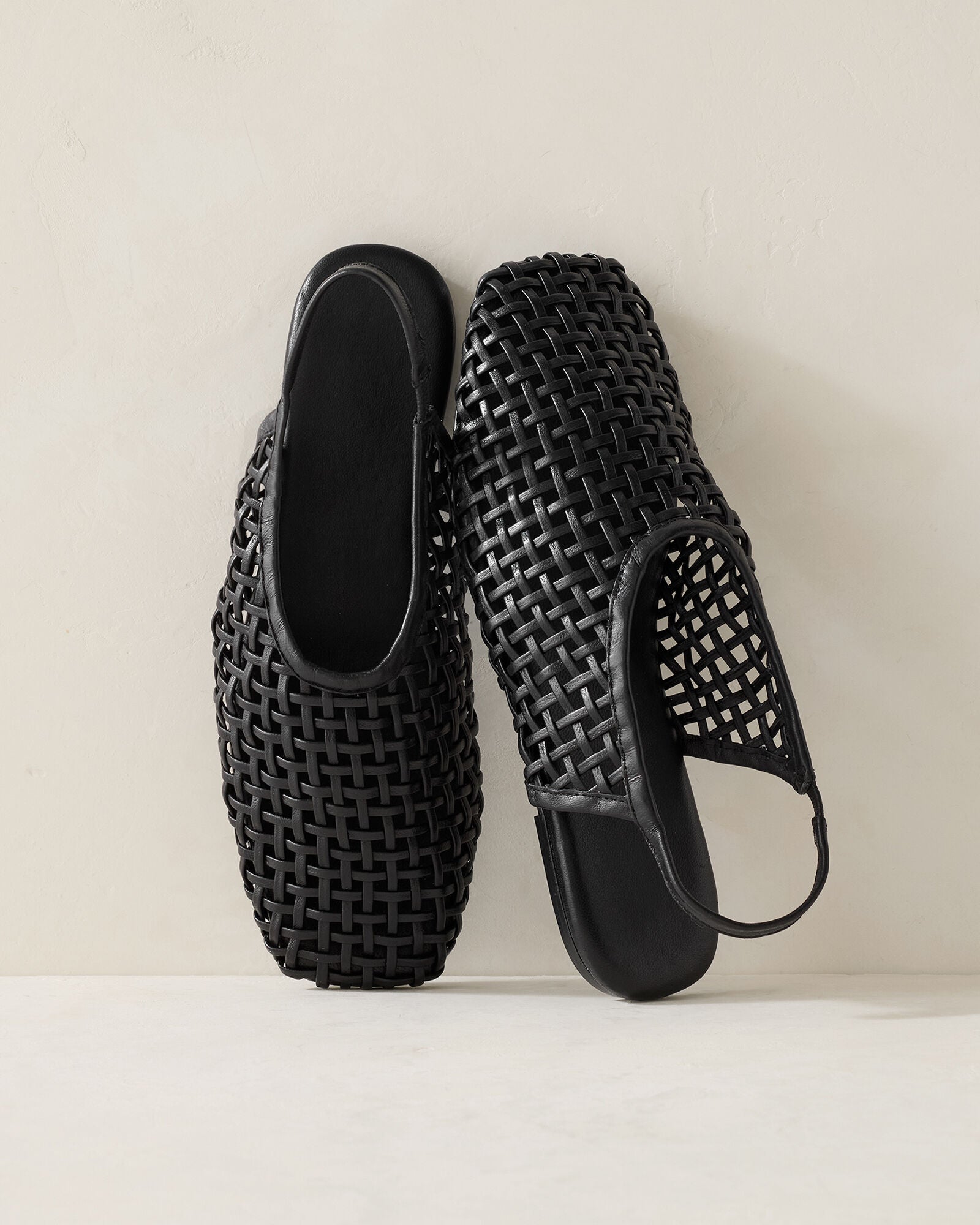 HAVEN Woven Leather Sandals